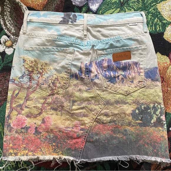 MOTHER Giddy Up RARE Tomcat Desert 🌵 Skirt - Picture 8 of 16